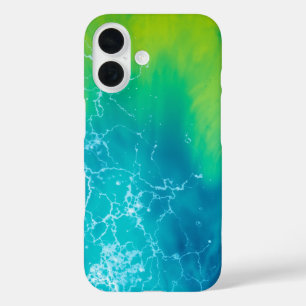 Coques iPhone 16 Marées Turquoise : Une fuite Tropicale