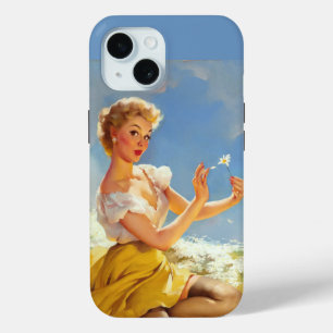 Coque Pour iPhone 15 Marguerite