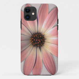 Coque Case-Mate Pour iPhone Marguerite Rose - Image de Fond de Texture en Cuir