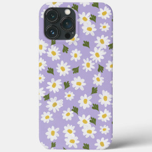 Case-Mate iPhone Case Marguerites blanches sur lavande