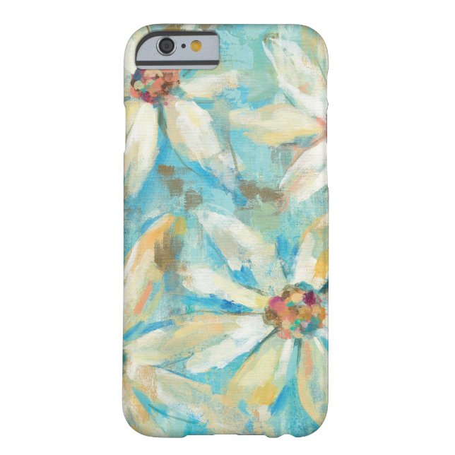 Coques Case-Mate iPhone Marguerites blanches sur le bleu (Dos)