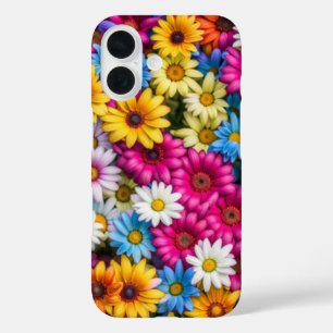 Coques iPhone 16 Marguerites colorées #55 -