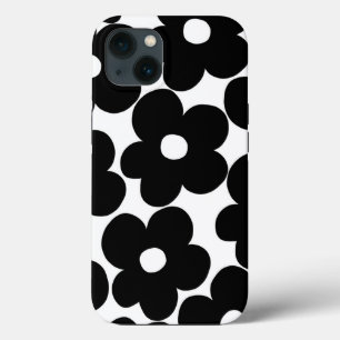 Case-Mate iPhone Case Marguerites noires rétro #1 #décoration #art
