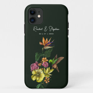 Case-Mate iPhone Case Mariage Été Floral Élégant de Colibri Tropical