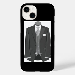 Coque Pour iPhone 14 Mariage Tuxedo Groom