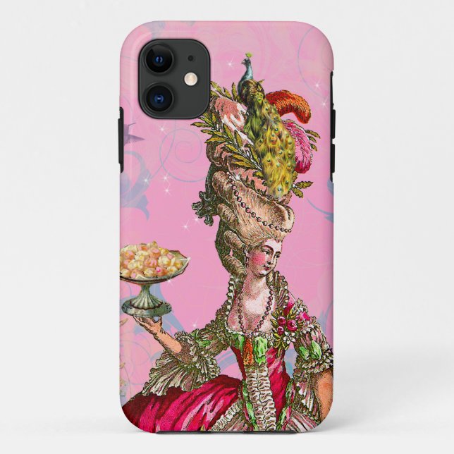 Coques Case-Mate iPhone Marie Antoinette et Peacock (Dos)