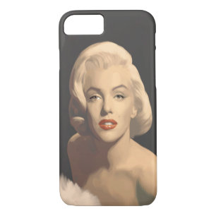 Coque iPhone 8/7 Marilyn grise graphique