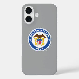 Coques iPhone 16 Marine américaine   Officier Crest