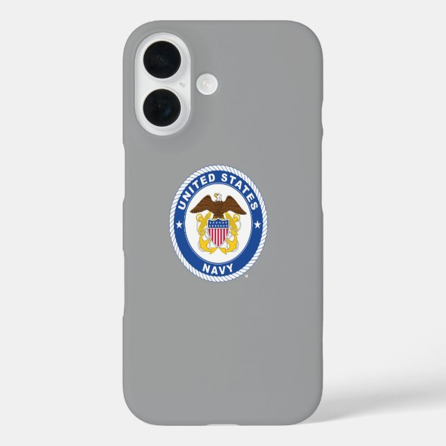 Coques Case-Mate iPhone Marine américaine | Officier Crest (Verso)