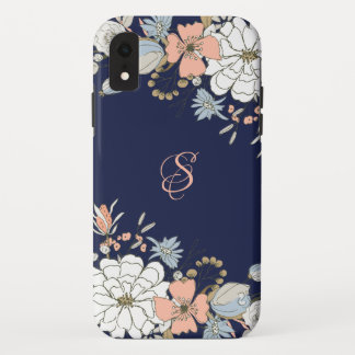 Case-Mate iPhone Case Marine Blush Pink Floral Personnalisé