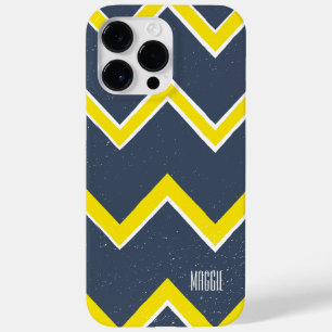 Coque Pour Pour iPhone 14 Pro Max Marine personnalisée et préppie moderne jaune