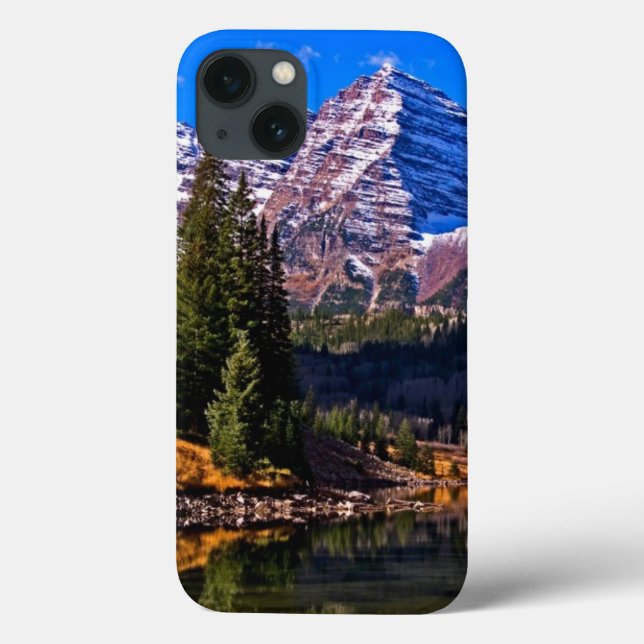 Coques Case-Mate iPhone Maroon bells (Verso)