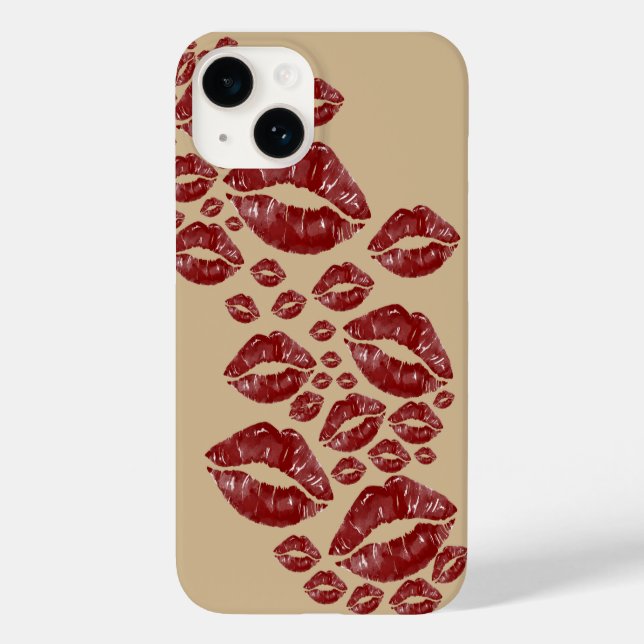 Coques Case-Mate iPhone Marques de baiser (Verso)