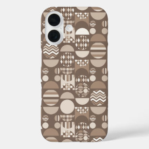 Coques iPhone 16 Marron Terre Neutre Nordique Scandinave 