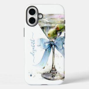 Coques iPhone 16 Plus Martini Élégant Monogrammé