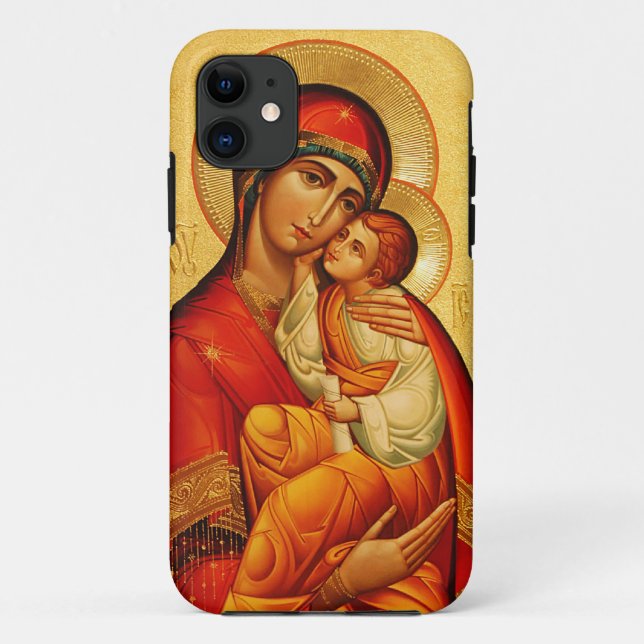 Coques Case-Mate iPhone Mary le porteur de Dieu (Dos)