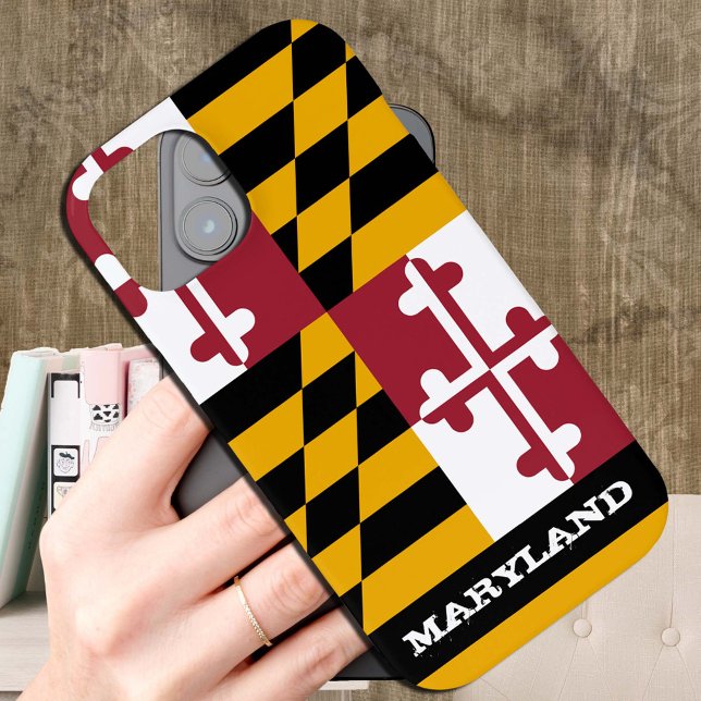 Coques Case-Mate iPhone Maryland Drapeau Coque, Maryland mode / sports USA (Créateur téléchargé)