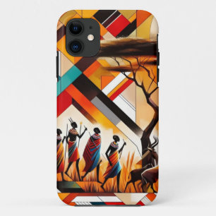 Case-Mate iPhone Case Masaï d'art africain Abstrait géométrique