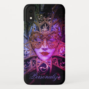 Case-Mate iPhone Case Mascarade masque élégant gothique noir rose violet