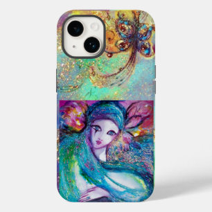 COQUES POUR iPhone MASQUÉRADE VÉNÉTIENNE /MASQUE EN BLEU