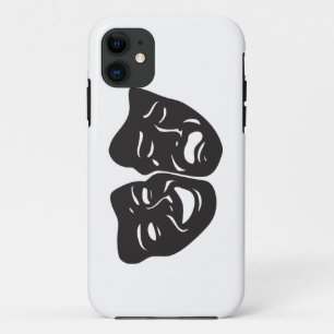 Coque iPhone 11 Masques de théâtre comique dramatique