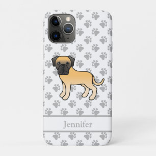 Case-Mate iPhone Case Mastiff Anglais Fauve Chien de Dessin Animé Mignon