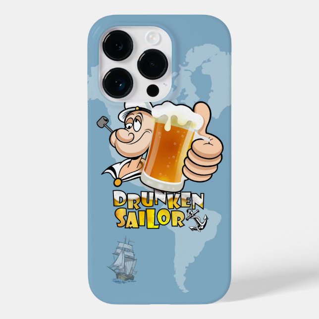 Coques Case-Mate iPhone Matelot ivre | (Verso)