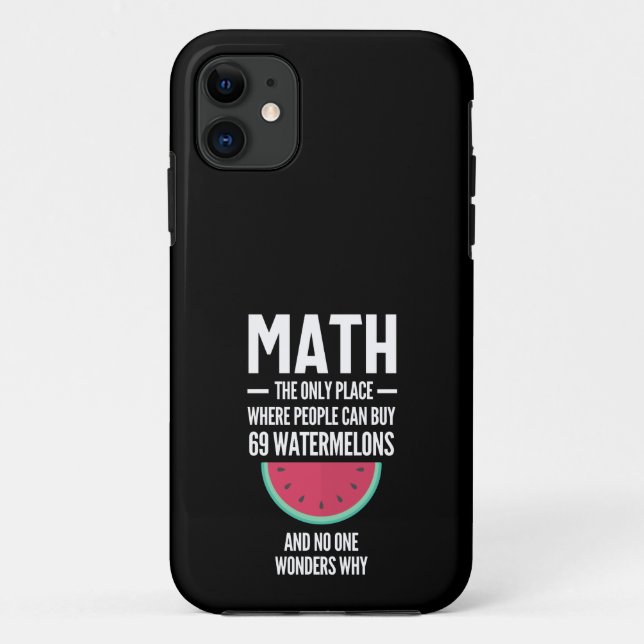 Coques Case-Mate iPhone Maths. Drôle Math Sarcasm Citation Cadeau (Dos)