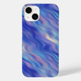 Coques Pour iPhone Matin Glory Blue Wavy Texture