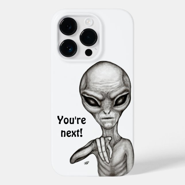 Coques Case-Mate iPhone Mauvais Alien, Tu es le prochain ! (Verso)