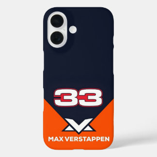 Coques iPhone 16 Max Verstappen 33 F1 Racing