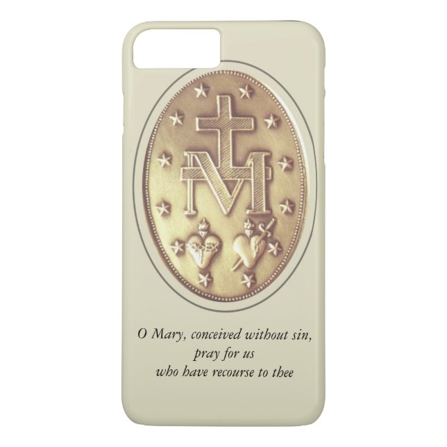 Coques Case-Mate iPhone médaille miraculeuse (Dos)