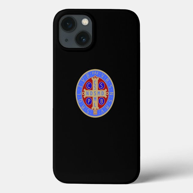 Coques Case-Mate iPhone Médaille ou croix de saint Benoît  (Verso)