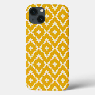 Case-Mate iPhone Case Medina Dorée : Géométrie Andalouse Marocaine Jaune