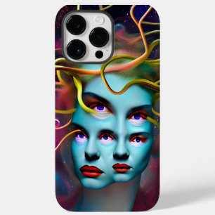 Coque Pour Pour iPhone 14 Pro Max Medusa Hypnose, Mythologie Mystique Créature