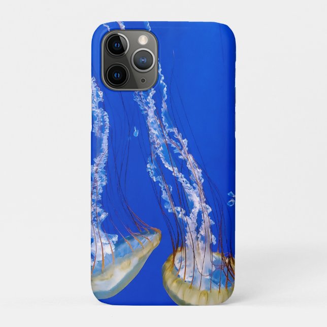 Coques Case-Mate iPhone méduse dans l'eau bleue (Dos)