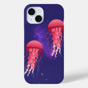 Coque Pour iPhone 15 Méduse rose