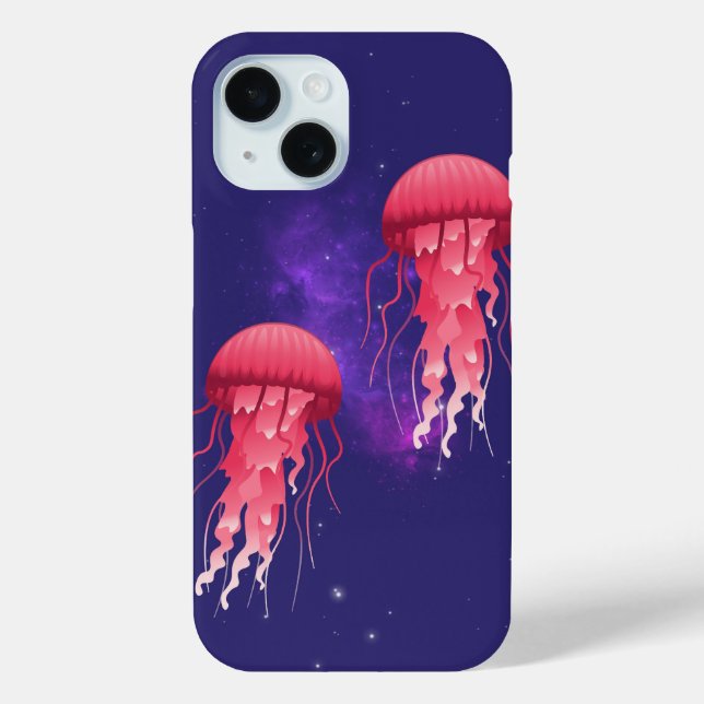 Coques Case-Mate iPhone Méduse rose (Verso)