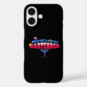 Coques iPhone 16 Meilleur barman du monde