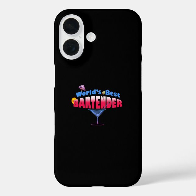 Coques Case-Mate iPhone Meilleur barman du monde (Verso)