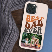 Meilleur papa jamais photo et la typographie rétro