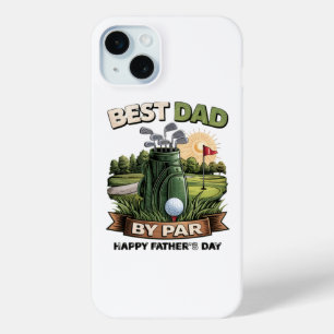 Coque iPhone 15 Mini Meilleur Papa Par Golf Papa Drôle
