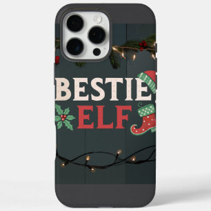 Coques iPhone 16 Pro Max Meilleure amie ELF  Thème de Noël 