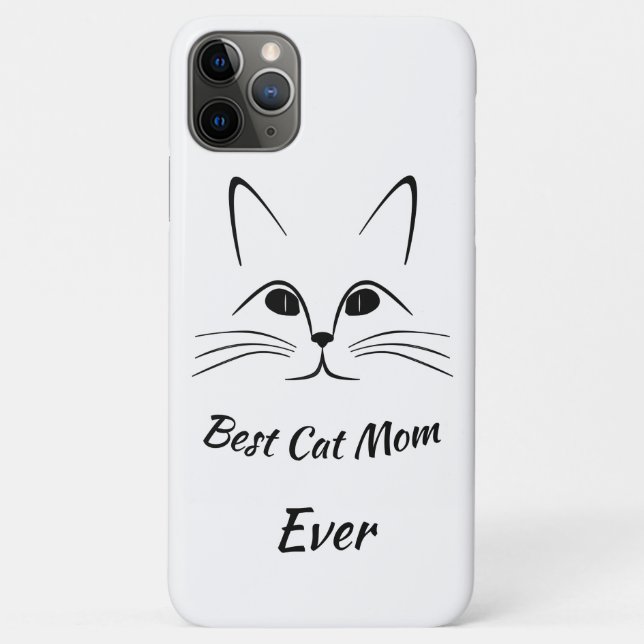 Coques Case-Mate iPhone Meilleure Maman de Chat Ever (Dos)