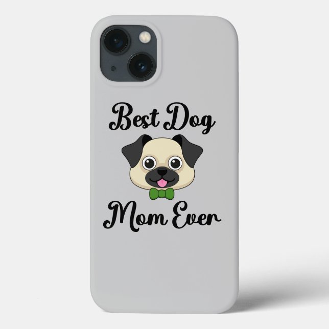 Coques Case-Mate iPhone Meilleure maman de chien jamais (Verso)