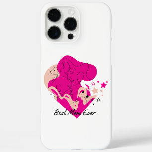 Coques iPhone 16 Pro Max Meilleure Maman Jamais Design Coloré