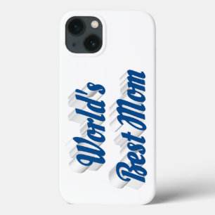 Case-Mate iPhone Case Meilleure maman texte bleu mer