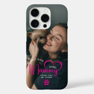 Coques iPhone 16 Pro Meilleure photo cadeau de maman de chien du monde