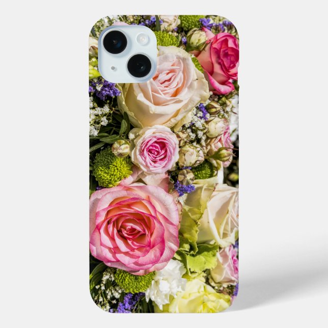 Coques Case-Mate iPhone Mélange de fleurs roses 2 (Verso)