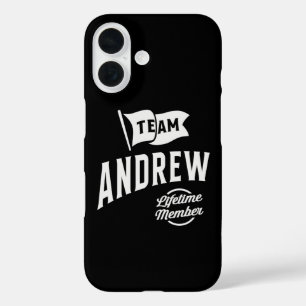 Coques iPhone 16 Membre de l'équipe Andrew Lifetime